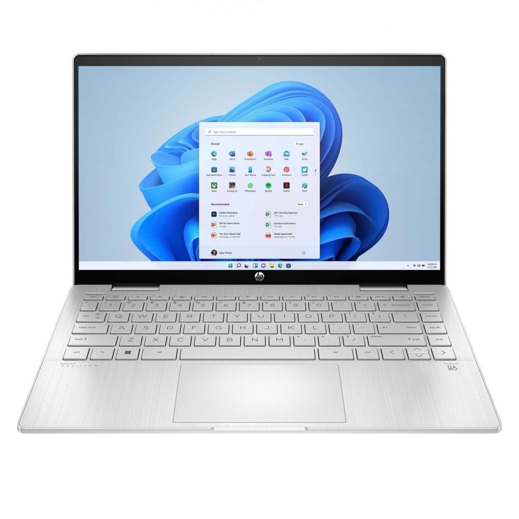 لپ تاپ HP Pavilion 14- Core i5 (1235 u) - 16 GB DDR4 - 512GB SSD - Intel iris xe - 14 FHD Touch X360