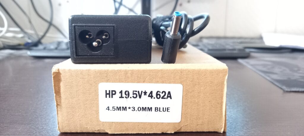 شارژر لپ تاپ اچ پی HP 19.5V 4.62A سر فیش آبی بیرجند لپ تاپ