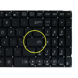 کیبورد لپ تاپ ایسوس X555 مشکی