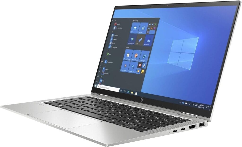 لپ تاپ HP EliteBook 1040 G7–i7-10810U-16GB RAM-512GB SSD-intel iris xe-14 FHD Touch X360